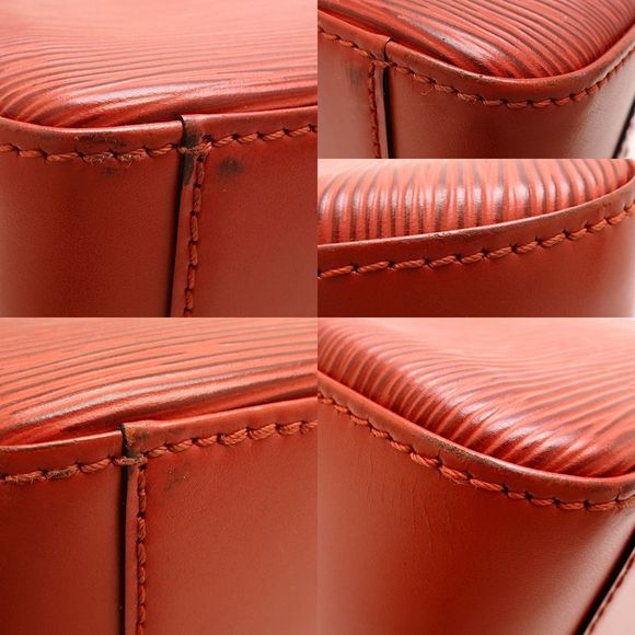 Louis Vuitton Epi Sablon Castilian Red Handbag - Picture 6 of 8